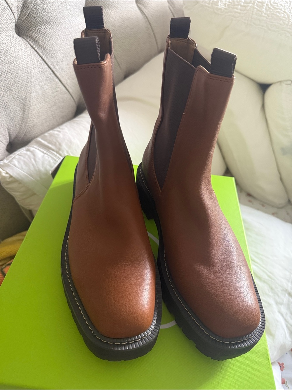 Sam Edelman Brown Chelsea Boots